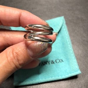 Authentic sterling silver Tiffany & Co ring